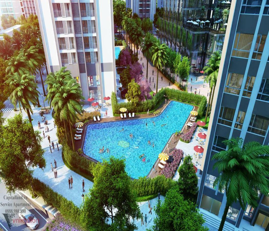 Capitalland'S Service Apartment Landmark 6 Vinhomes Bandar Ho Chi Minh Luaran gambar